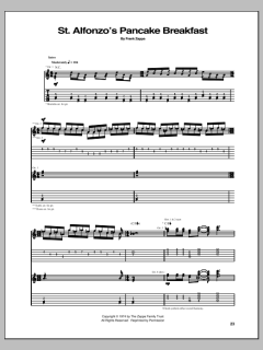 St. Alfonzo's Pancake Breakfast von Frank Zappa (Download) 