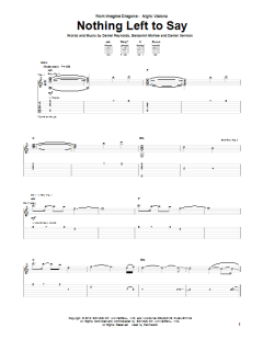 Nothing Left To Say von Imagine Dragons (Download) 