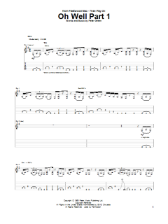 Oh Well Part 1 von Peter Green (Download) 