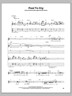 Fool To Cry von The Rolling Stones (Download) 