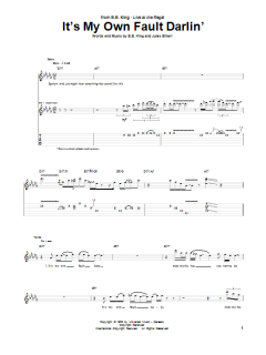 It's My Own Fault Darlin' von B.B. King (Download) 