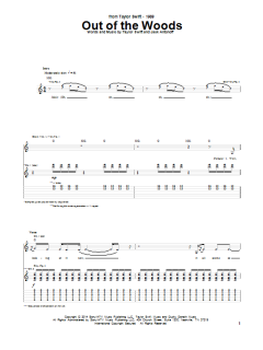 Out Of The Woods von Taylor Swift (Download) 