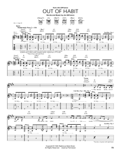 Out Of Habit von Ani DiFranco (Download) 