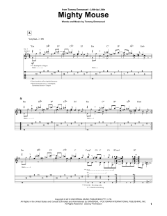 Mighty Mouse von Tommy Emmanuel (Download) 