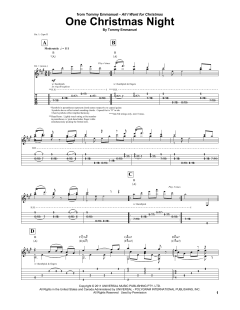 One Christmas Night von Tommy Emmanuel (Download) 
