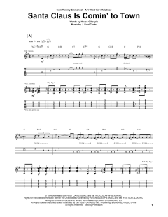 Santa Claus Is Comin' To Town von Tommy Emmanuel (Download) 