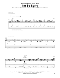 I'm So Sorry von Imagine Dragons (Download) 