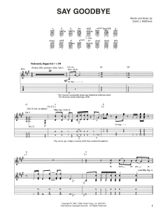 Say Goodbye von Dave Matthews Band (Download) 