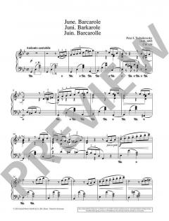 Die Jahreszeiten op. 37/6 von Peter Iljitsch Tschaikowsky 