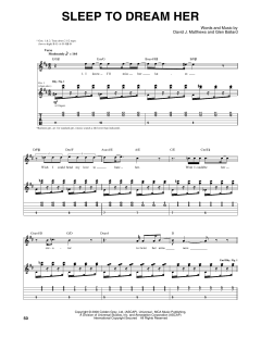 Sleep To Dream Her von Dave Matthews Band (Download) 