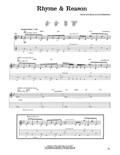 Rhyme & Reason von Dave Matthews Band (Download) 