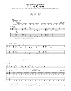 In The Clear von Foo Fighters (Download) 