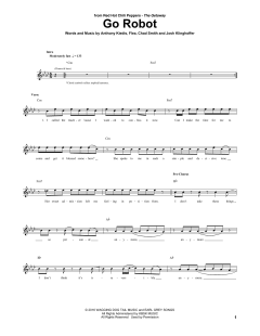 Go Robot von Red Hot Chili Peppers (Download) 