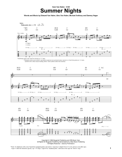 Summer Nights von Van Halen (Download) 