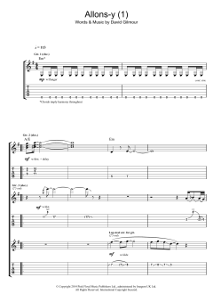 Allons Y (Part 1) von Pink Floyd (Download) 