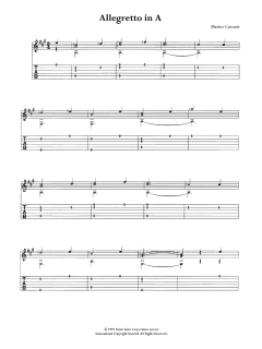 Allegretto In A von Matteo Carcassi (Download) 