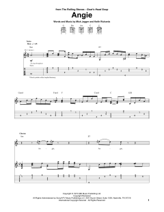 Angie von The Rolling Stones (Download) 