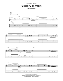 Victory Is Won von Carlos Santana (Download) 