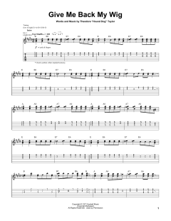 Give Me Back My Wig von Stevie Ray Vaughan (Download) 