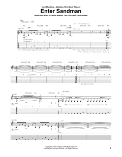 Enter Sandman von Metallica (Download) 