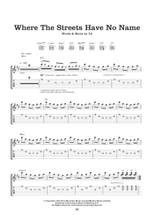 Where The Streets Have No Name von U2 (Download) 