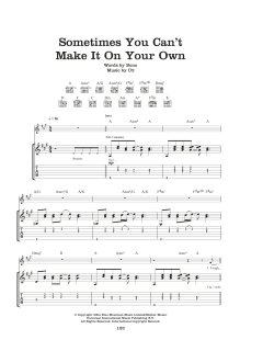 Sometimes You Can't Make It On Your Own von U2 (Download) 