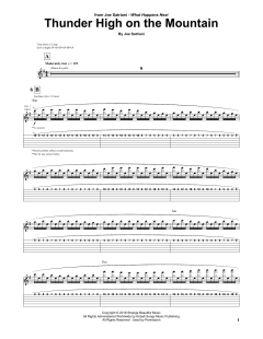 Thunder High On The Mountain von Joe Satriani (Download) 