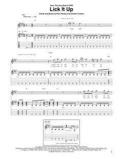 Lick It Up von Kiss (Download) 