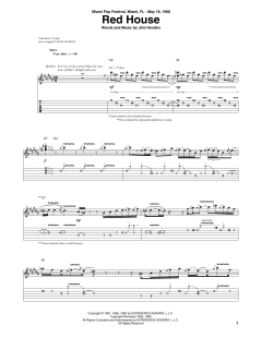 Red House von Jimi Hendrix (Download) 