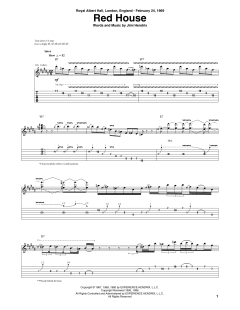 Red House von Jimi Hendrix (Download) 