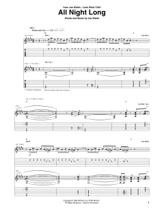 All Night Long von Joe Walsh (Download) 