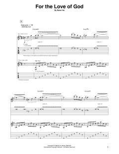 For The Love Of God von Steve Vai (Download) 