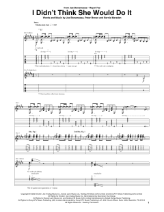 I Didn't Think She Would Do It von Joe Bonamassa (Download) 