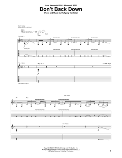 Don't Back Down von Mammoth WVH (Download) 