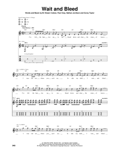 Wait And Bleed von Slipknot (Download) 