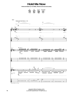 Hold Me Now von Tom Bailey (Download) 