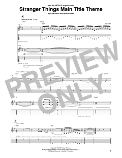 Stranger Things Main Title Theme von Kyle Dixon (Download) 