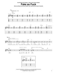 Fake As Fuck von Red Hot Chili Peppers (Download) 