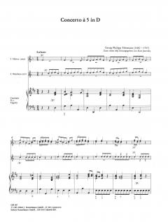 Suite für Flöte, Violine und Basso Continuo (Georg Philipp Telemann) 