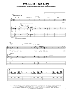 We Built This City von Starship (Download) 