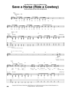 Save A Horse (Ride A Cowboy) von John Rich (Download) 