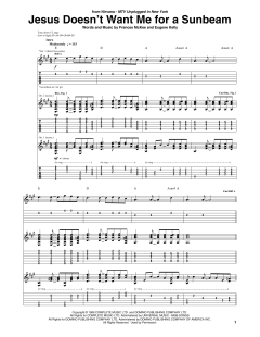 Jesus Doesn't Want Me For A Sunbeam von Nirvana (Download) 