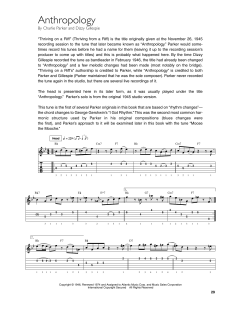 Anthropology von Charlie Parker (Download) 