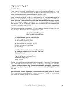 Yardbird Suite von Charlie Parker (Download) 