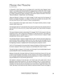 Moose The Mooche von Charlie Parker (Download) 