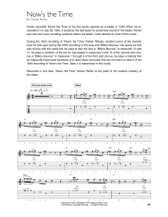 Now's The Time von Charlie Parker (Download) 