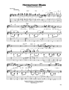 Honeymoon Blues von Robert Johnson (Download) 