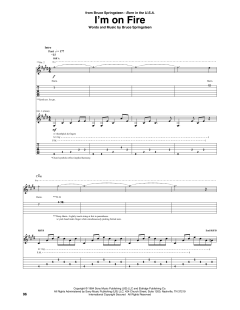 I'm On Fire von Bruce Springsteen (Download) 