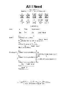 All I Need von Air (Download) 
