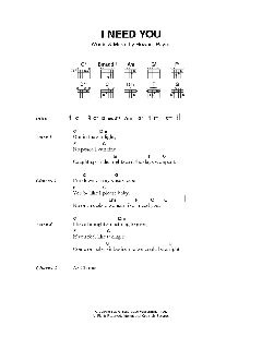 I Need You (Download) 